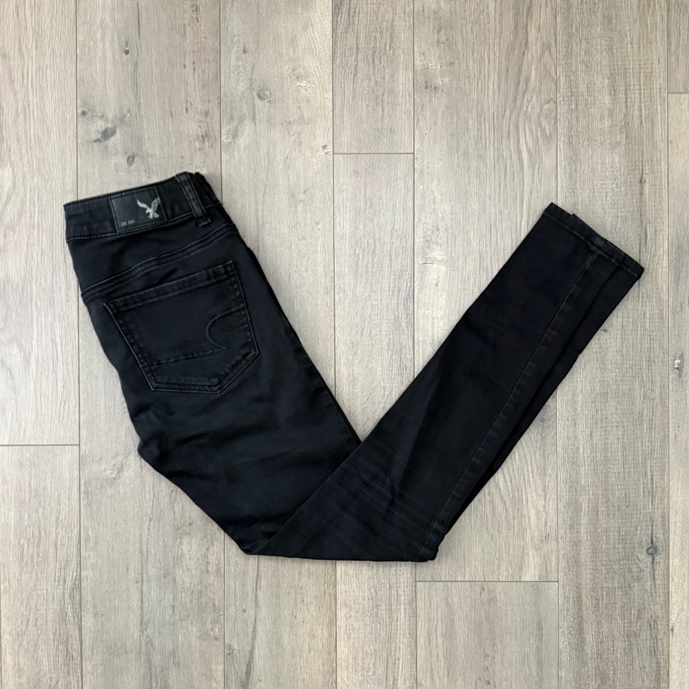American Eagle Outfitters Women's Black Jean Jeggings
